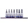 Juego Copas Torx Seg.T10-T40, 7Pzas