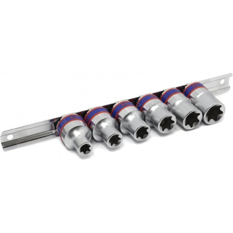 Juego Copas Torx 1/2" E10-E20,6 Pzas