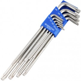 Juego Llaves Torx T10-t50 Ex-larga 9pzas