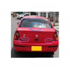 Juego Emblemas Baul Renault Symbol 2002-0