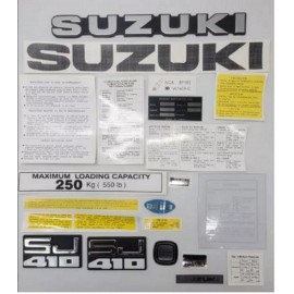 Juego De Emblemas Y Logos (completo) Suzuki Sj410