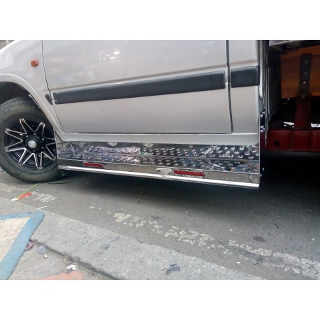 Estribos Para Camionetas Cs, Acero Plata