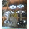 Juego de ganchos para capot cromados