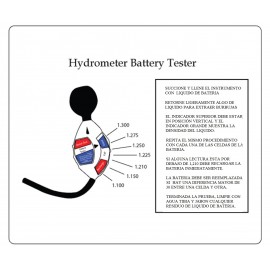 Probador Densímetro líquido de Baterías