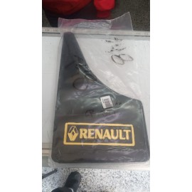 Par de loderas planas con logo (negras con amarillo)