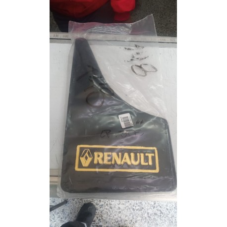 Par de loderas planas con logo (negras con amarillo)