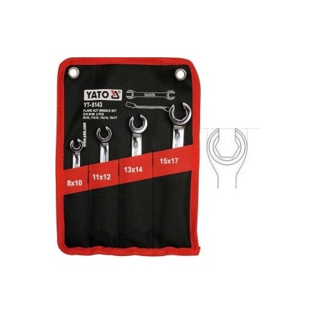 Jgo. Llaves Abocinadas, 8 - 17mm, 4 Pzas