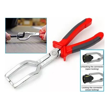 Pinza Línea de Combustible, Long: 8 1/4