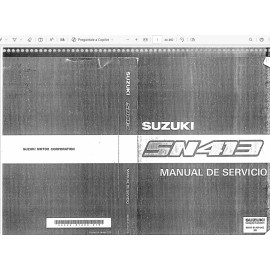 Manual de taller, Suzuki SN413, Chevrolet Jimny