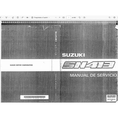 Manual de taller, Suzuki SN413, Chevrolet Jimny