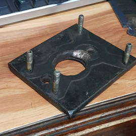 Base Metálica Para Adaptar Carburador