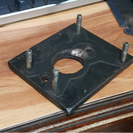 Base Metálica Para Adaptar Carburador